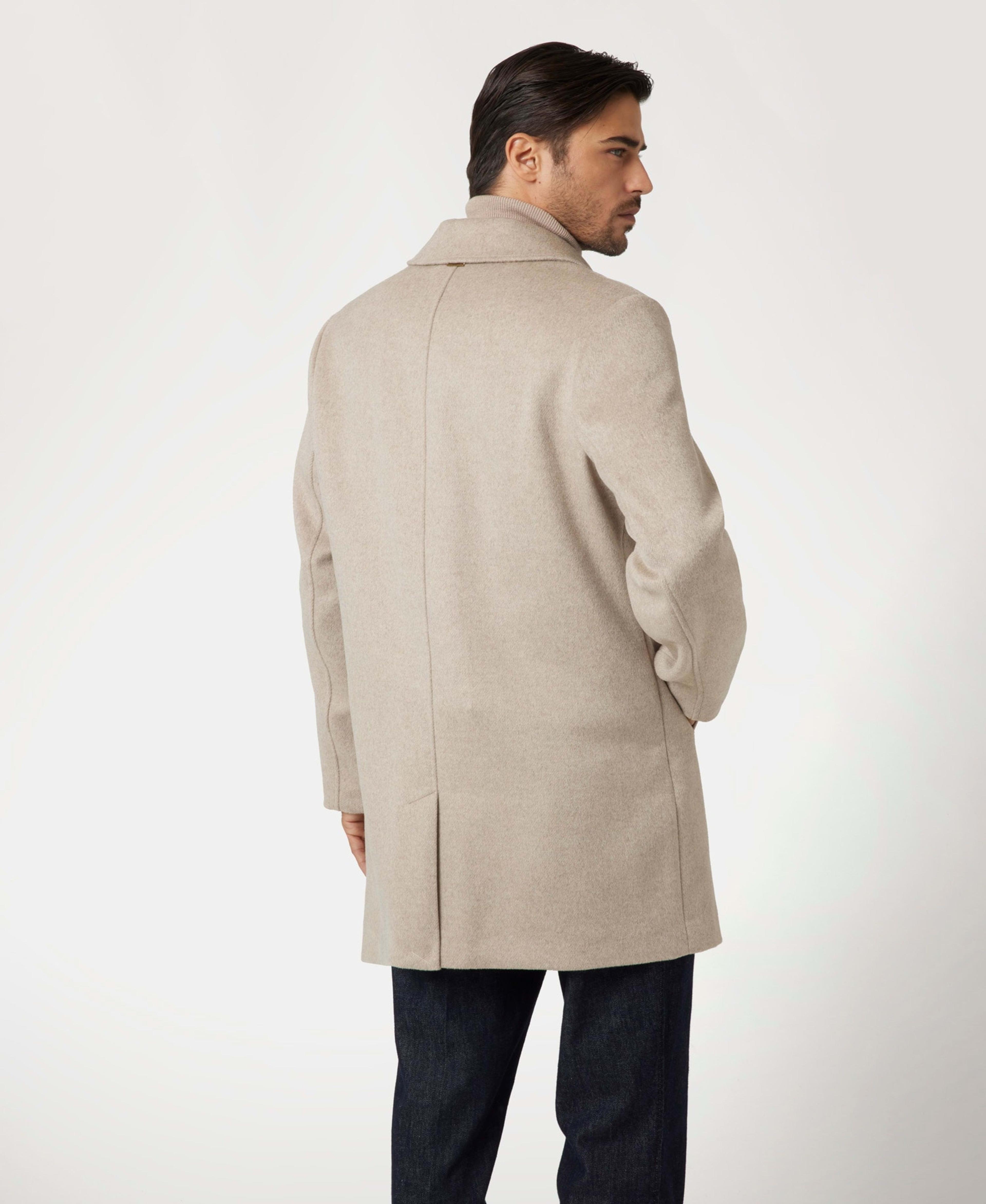Abrigo Guess Hombre Fitted Coat Café-2