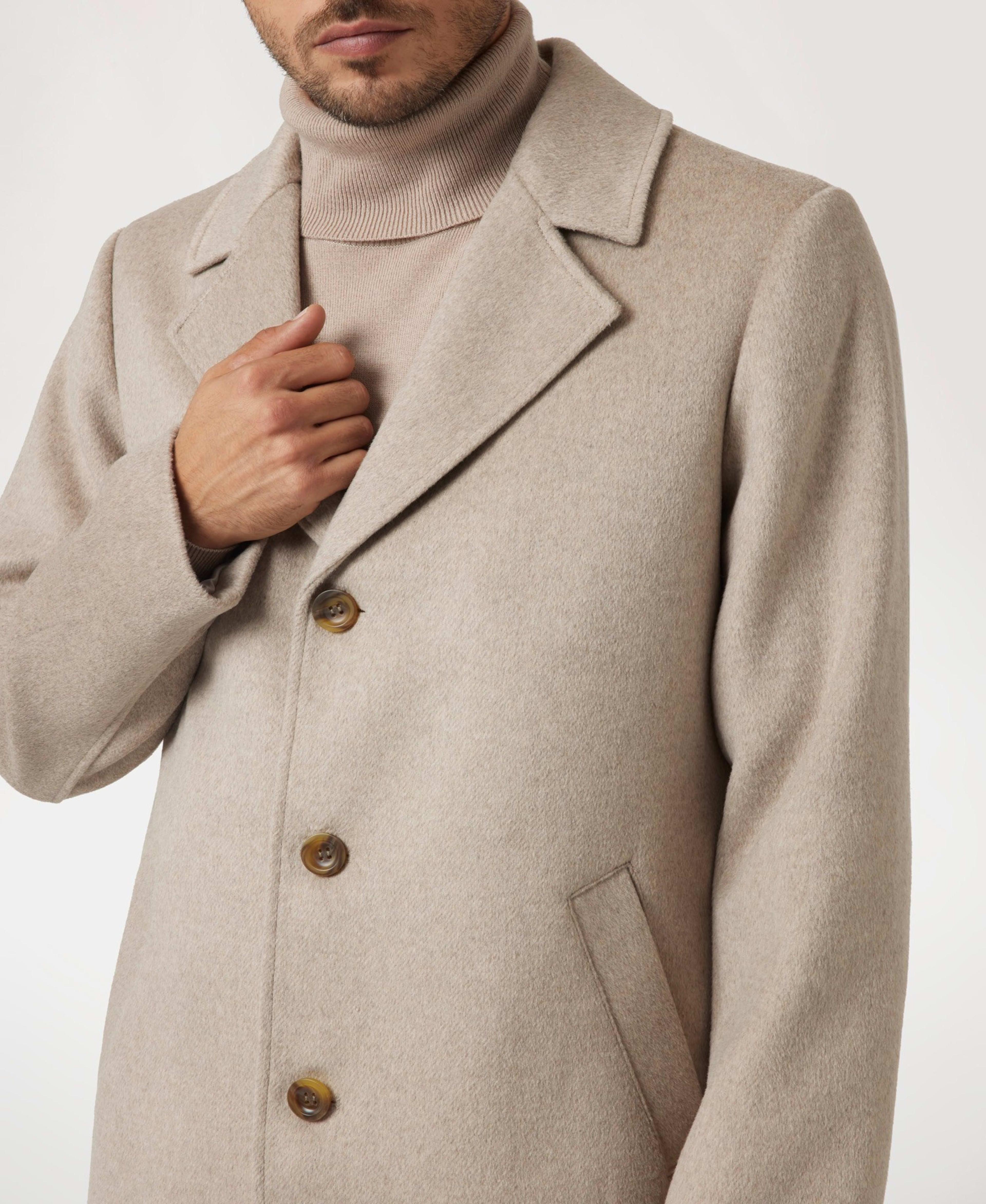 Abrigo Guess Hombre Fitted Coat Café-3