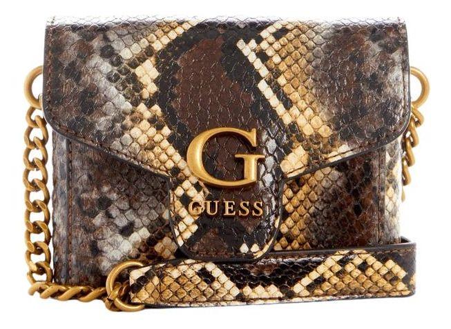 Mini Cartera Guess Mujer Shenny Micro Mini Flap Cafe-0