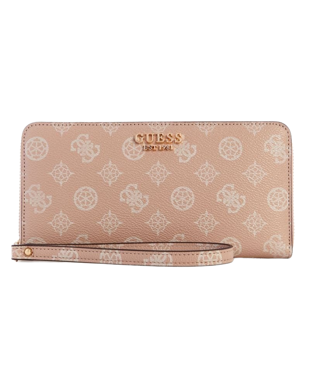 Billetera Guess Mujer Laurel Slg Large Zp Around Rosado-0