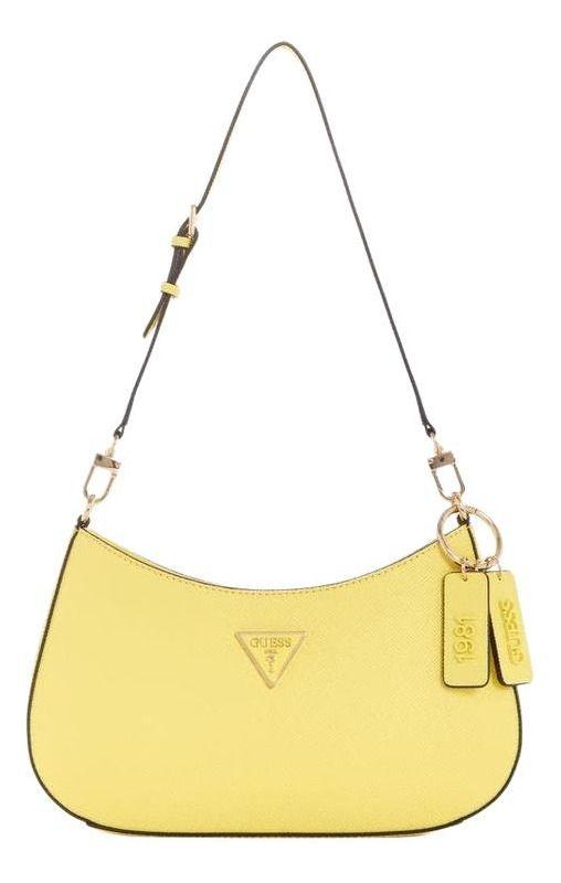 Cartera Guess Mujer Noelle Top Zip Shoulder Bag Amarillo-0
