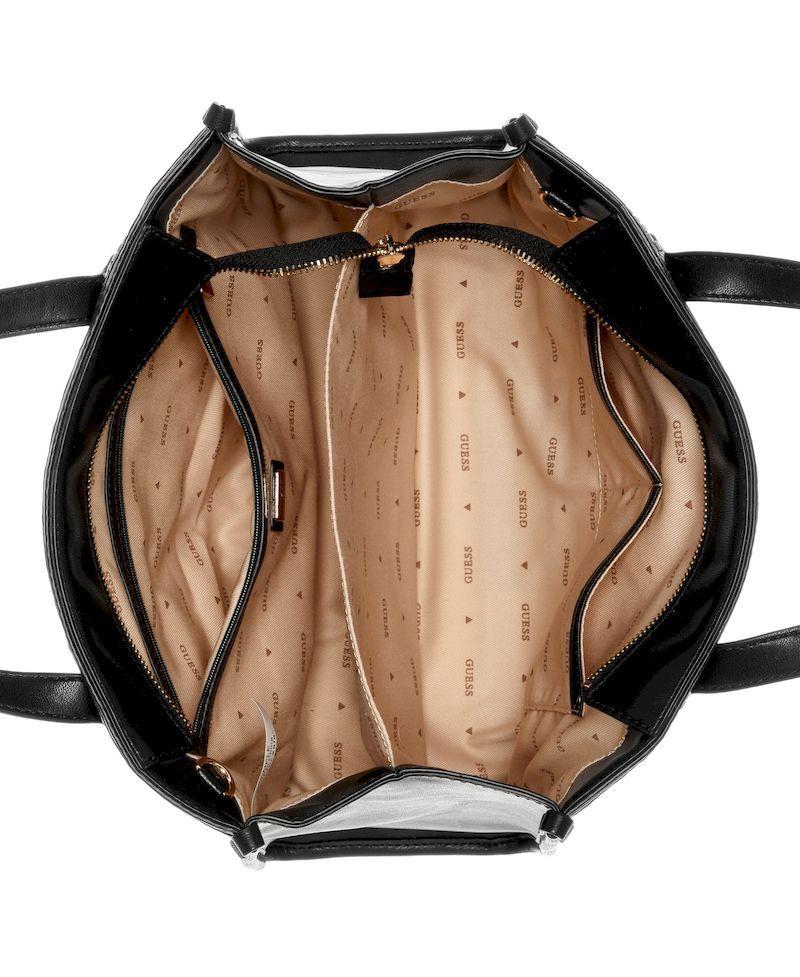 Cartera Silvana 2 Comp Tote Negro-4