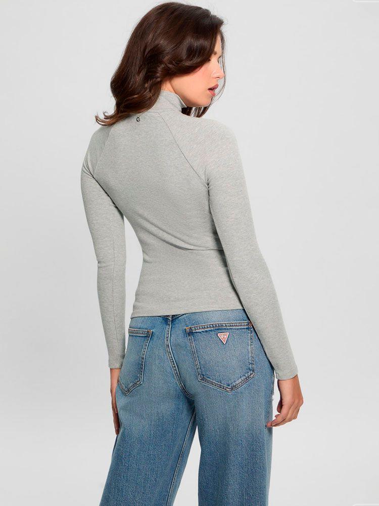 Polera Ls Mn Tori Rib Top Gris-7
