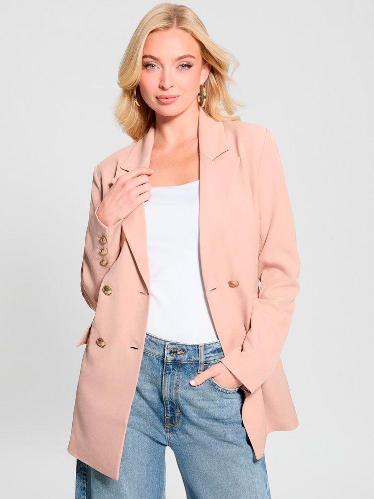 Chaqueta New Fiona Double Breast Blazer Rosado-7