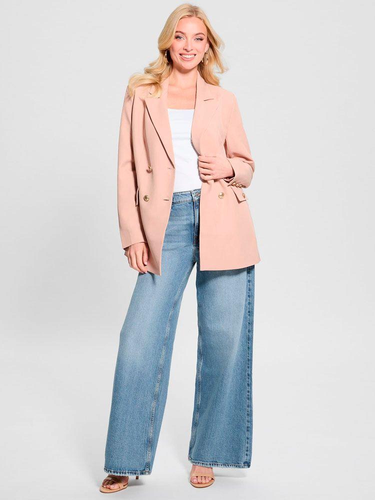 Chaqueta New Fiona Double Breast Blazer Rosado-8