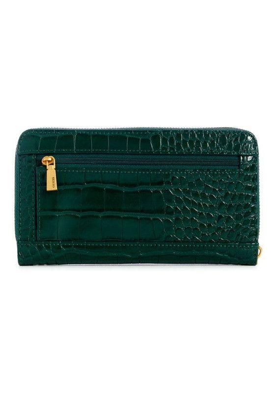 Billetera Guess Mujer James Slg Large Zip Around Verde-1