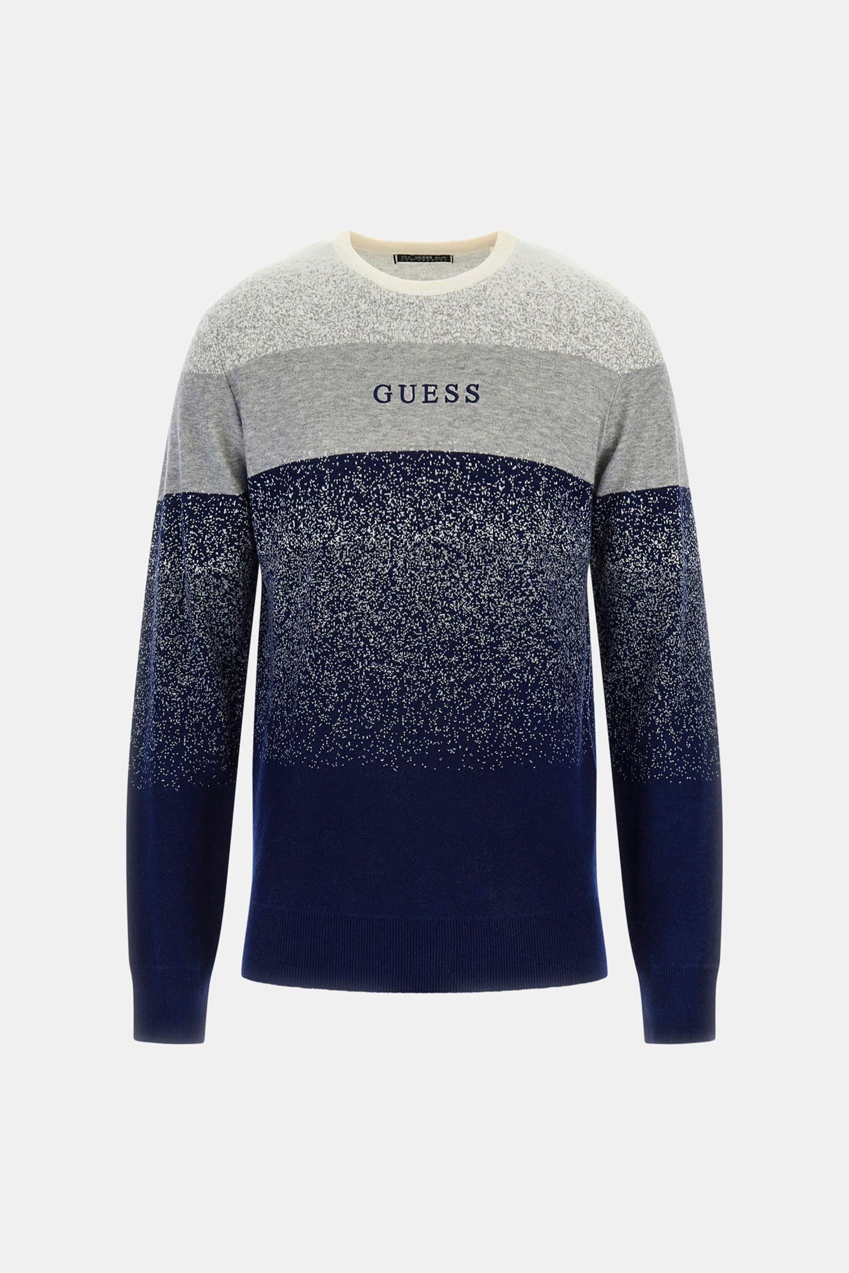 Sweater Guess Hombre Emmerson Cn Spoted Bl Swtr Surtido-4