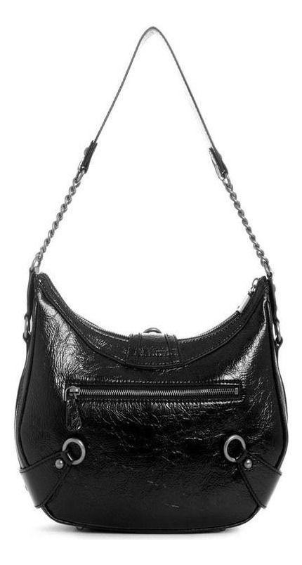 Cartera Guess Mujer Gloss Vintage Hobo Negro-2