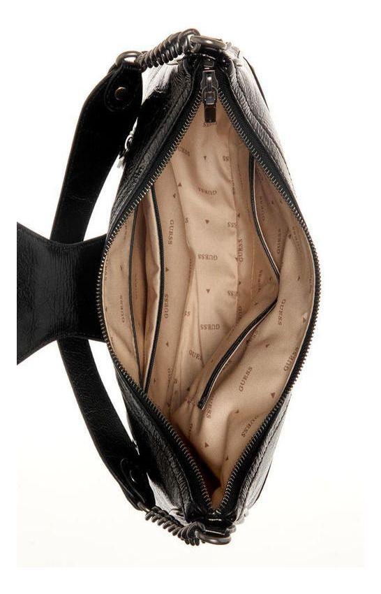 Cartera Guess Mujer Gloss Vintage Hobo Negro-3