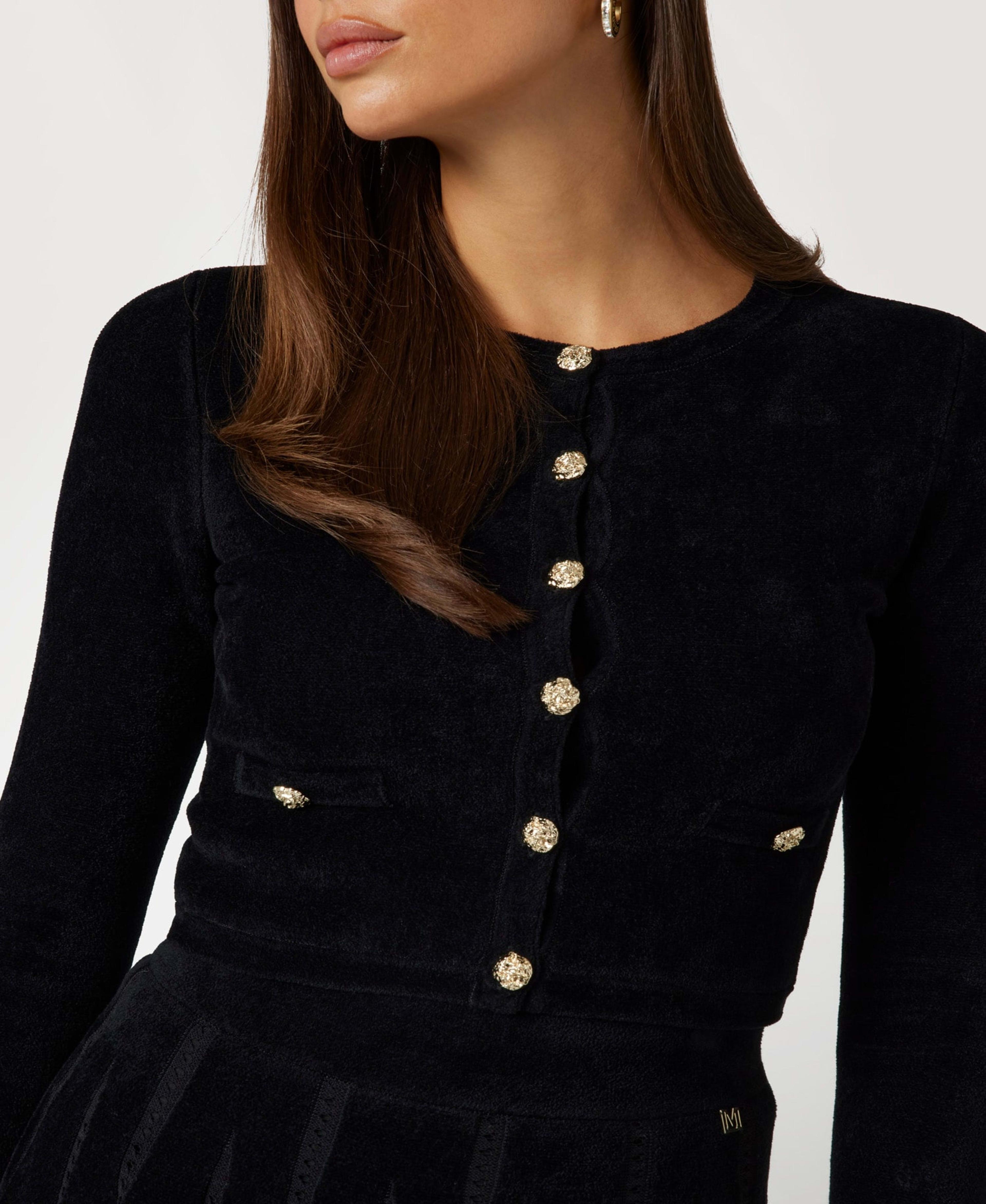 Chaqueta Guess Mujer Veranera Cardigan Negro-3