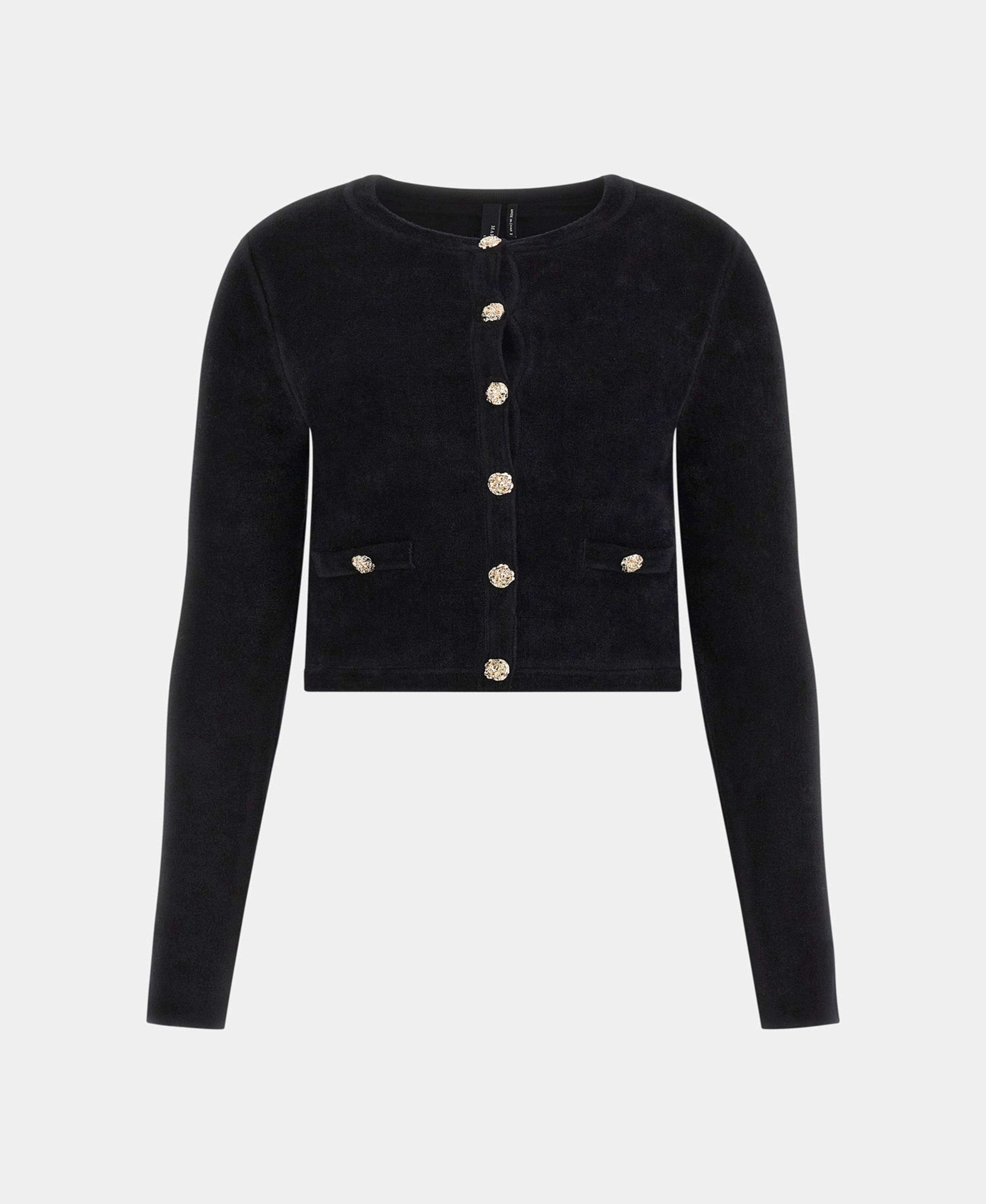Chaqueta Guess Mujer Veranera Cardigan Negro-6