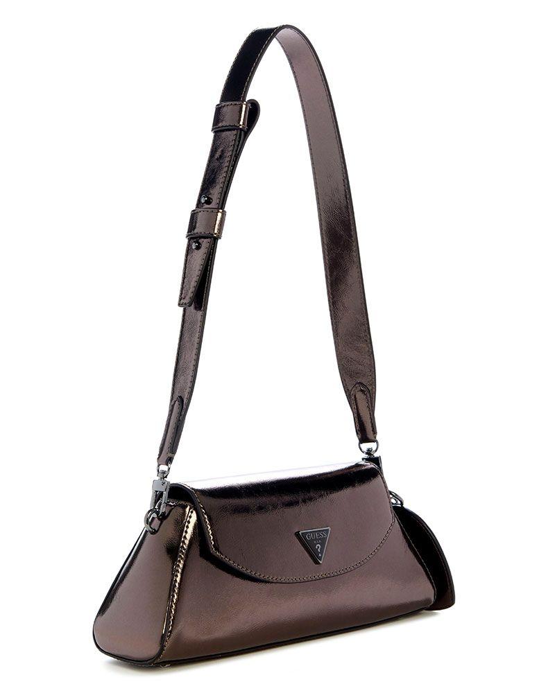 Cartera Bolena Flap Shoulder Bag Gris-2