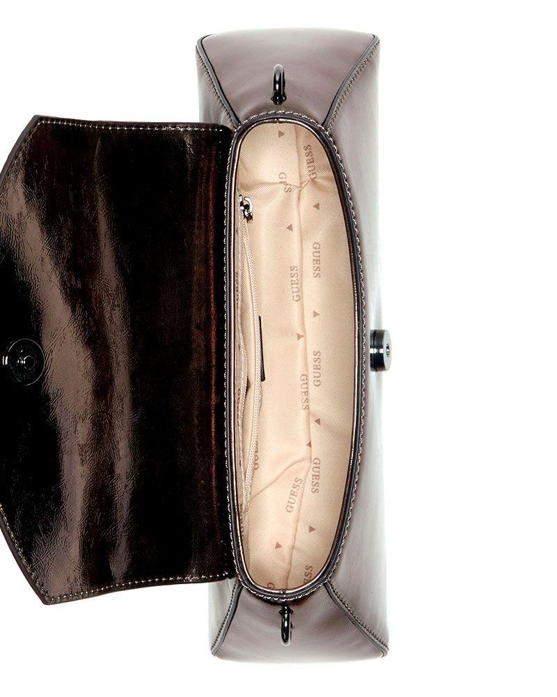 Cartera Bolena Flap Shoulder Bag Gris-3