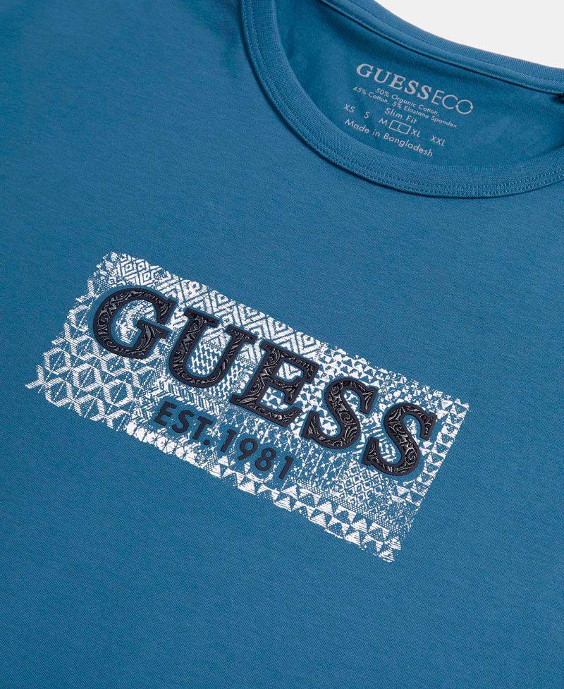 Polera Guess Hombre Ss Cn Box Tee Gris oscuro-4