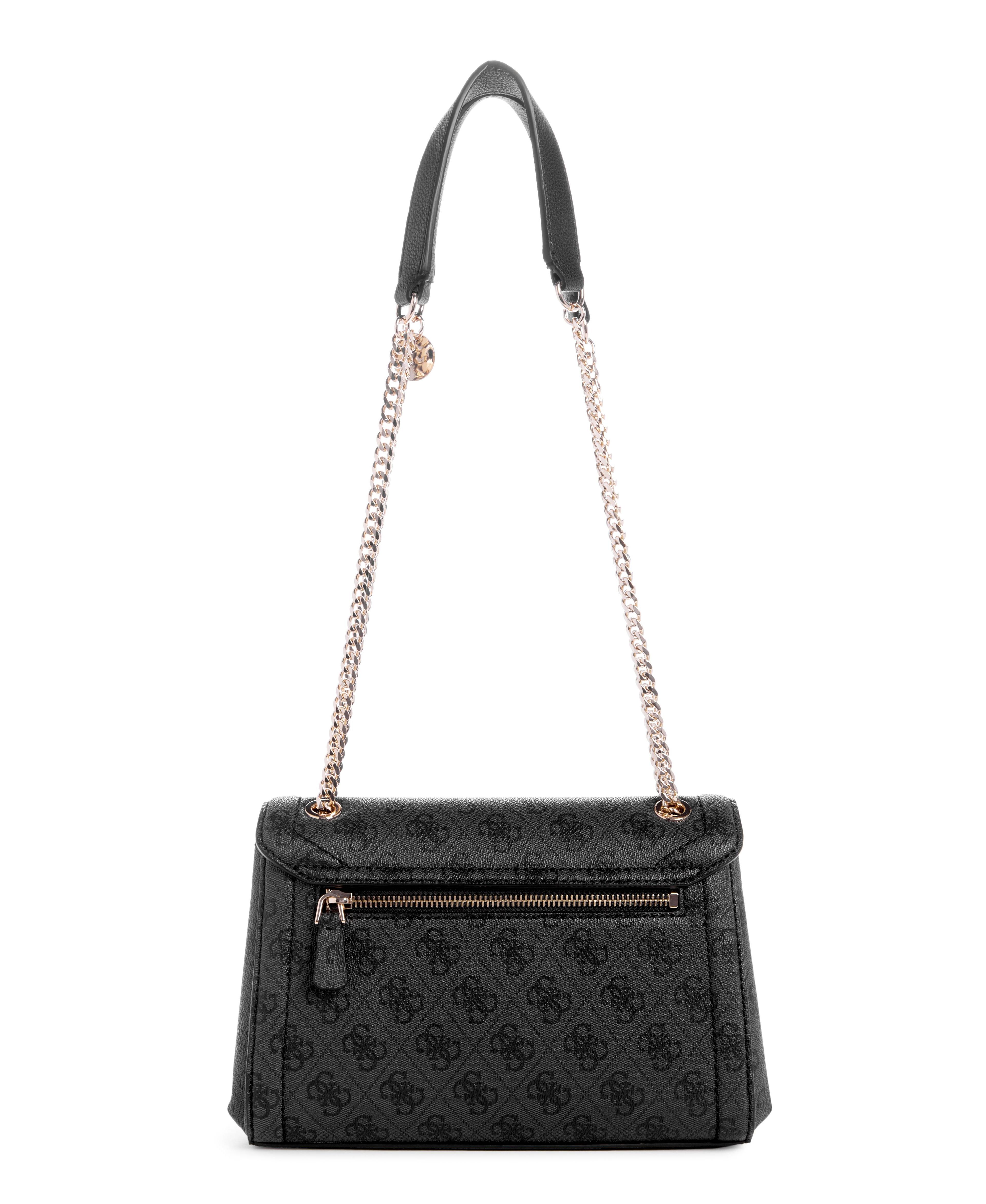 Cartera Guess Mujer Noelle Convertible Xbody Flap Carbón-2