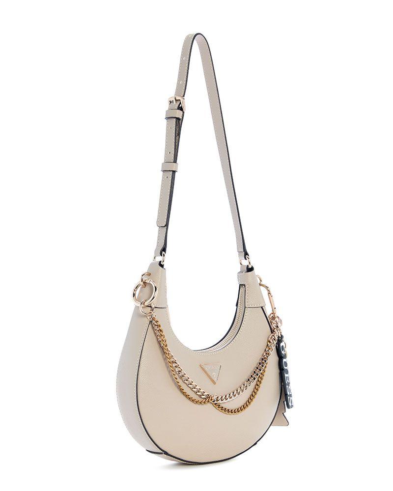 Cartera Guess Mujer Davina Shoulder Bag Gris-3