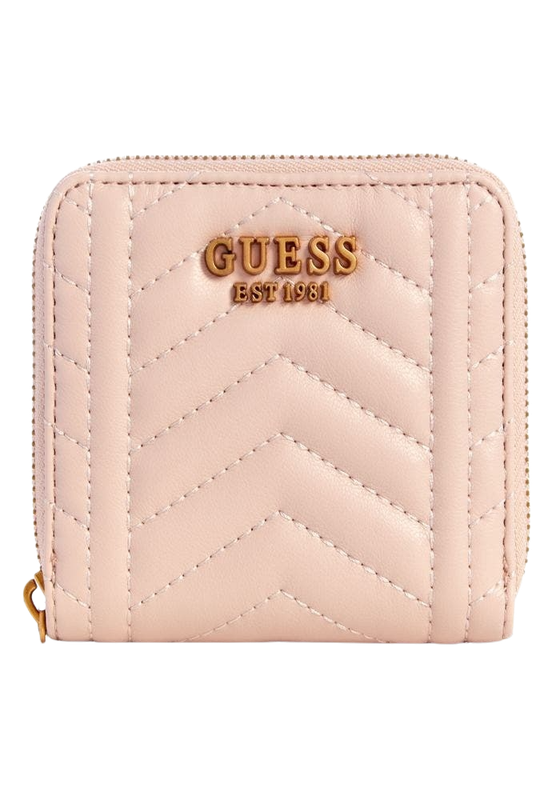Billetera Guess Mujer Lovide Slg Small Zip Around Beige-0