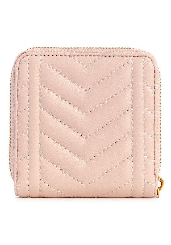 Billetera Guess Mujer Lovide Slg Small Zip Around Beige-1