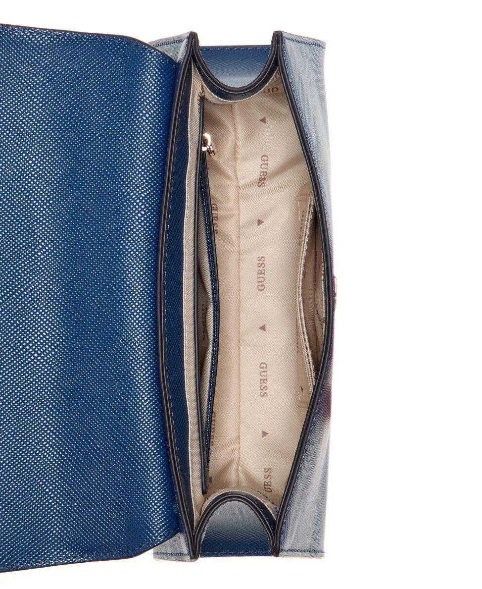 Cartera Patsie Handle Flap Azul-3