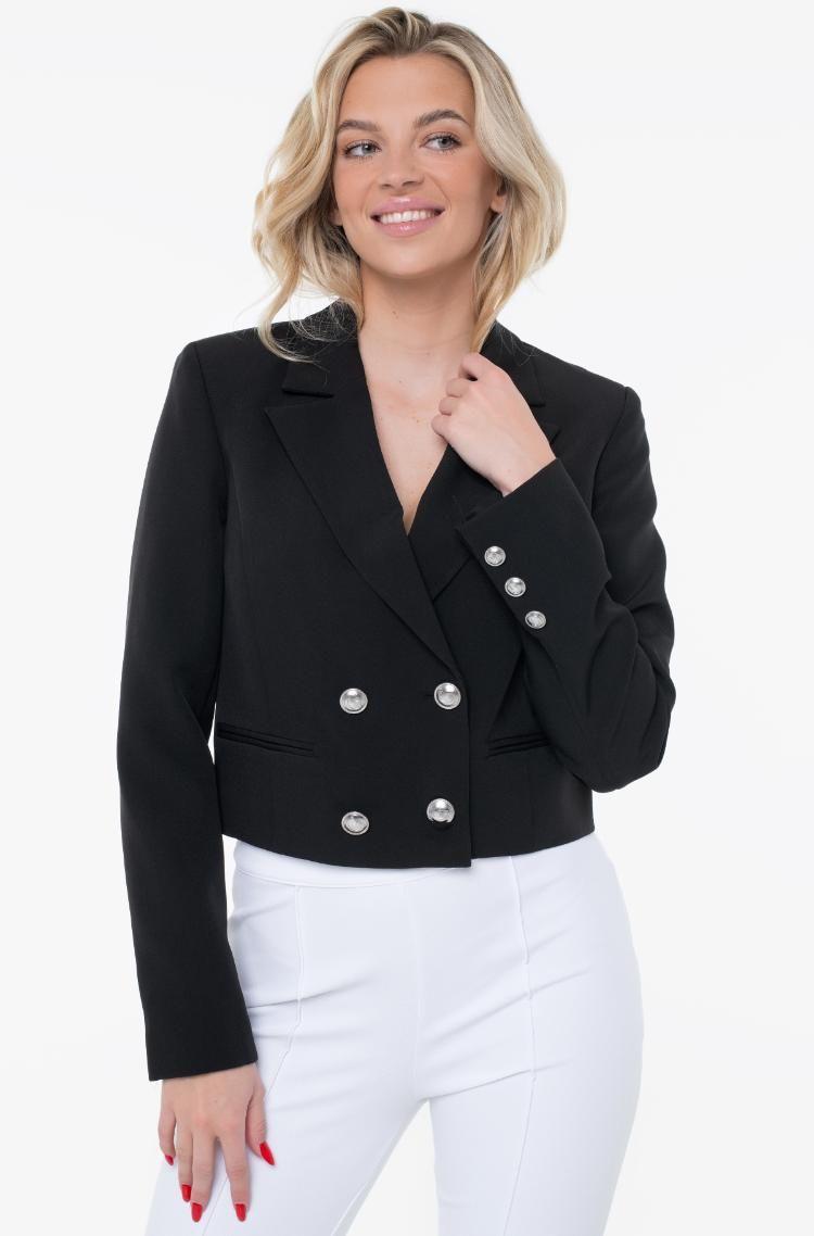 Chaqueta Andree Crop Blazer Negro-0