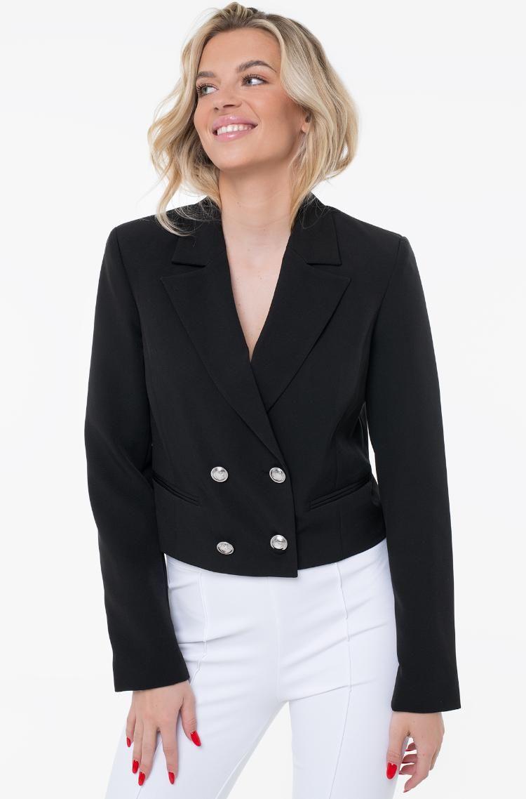 Chaqueta Andree Crop Blazer Negro-1
