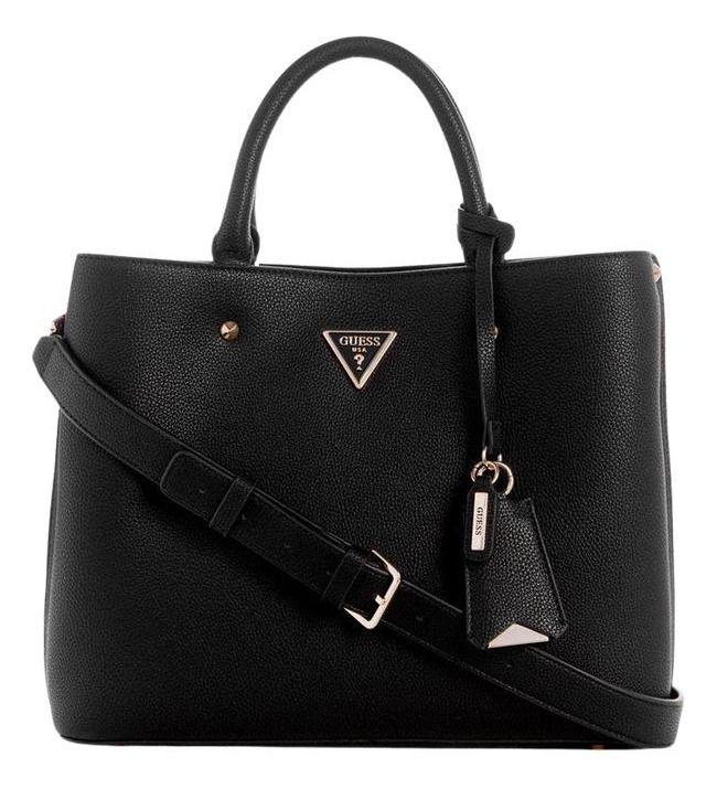 Cartera Guess Mujer Meridian Girlfriend Satchel Negro-0