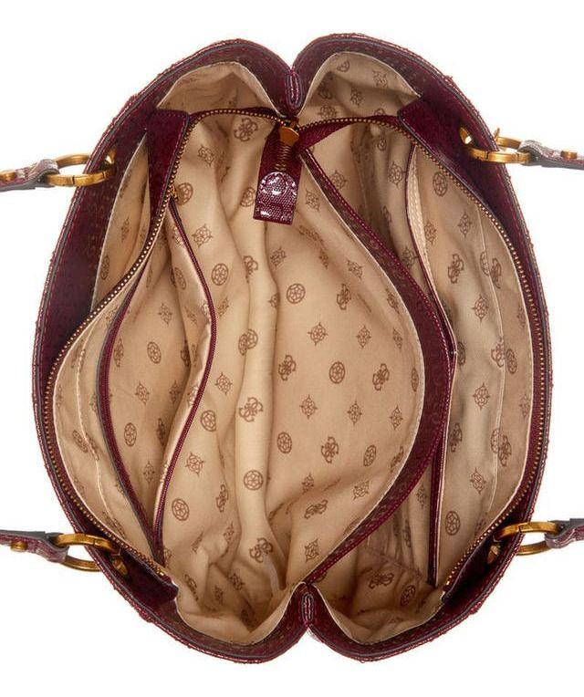 Cartera Guess Mujer Aveta Noel Tote Rojo-3