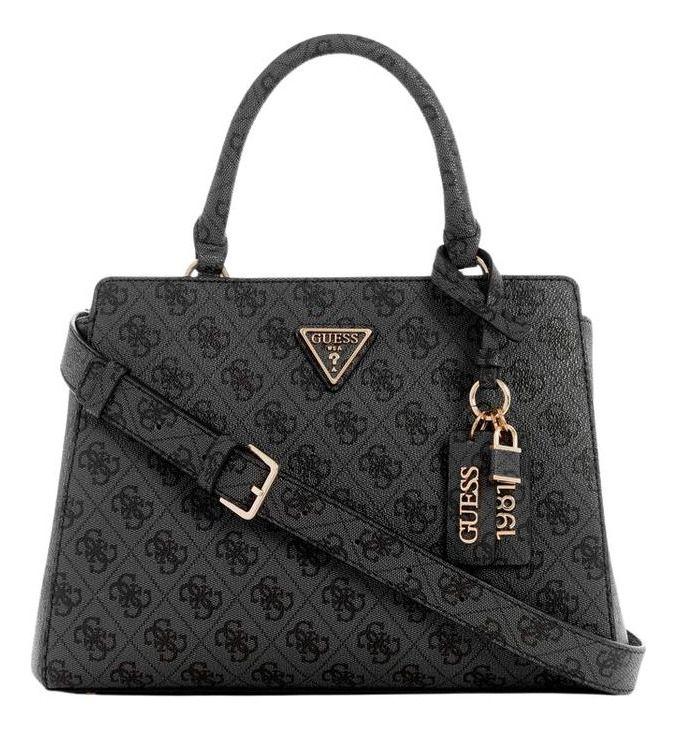 Cartera Guess Mujer Eco Elements Grlfrnd Satchel Carbon-0
