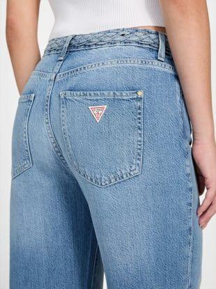 Jeans Wide Leg Braided Denim-4
