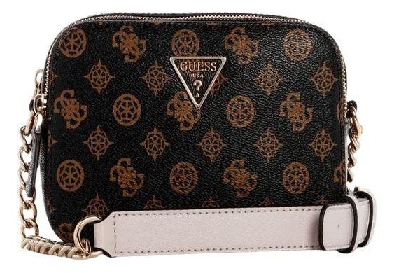 Cartera Guess Mujer Noelle Camera Crssbody Café-0