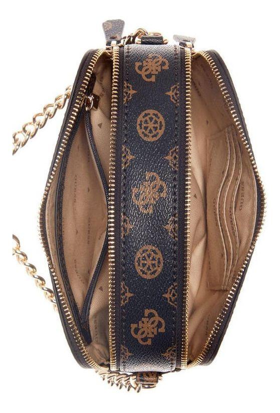 Cartera Guess Mujer Noelle Camera Crssbody Café-3