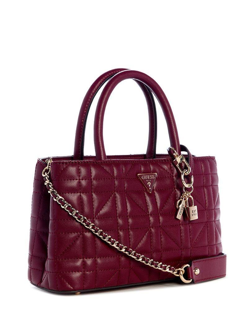 Cartera Edita Elite Satchel Burdeo-1
