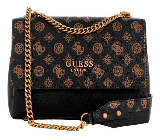 Cartera Guess Mujer Fynna Convertble Crossbdy Flap Negro-0