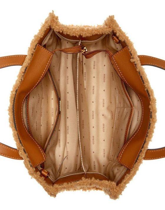 Cartera Guess Mujer Silvana 2 Compartment Tote Café.-3