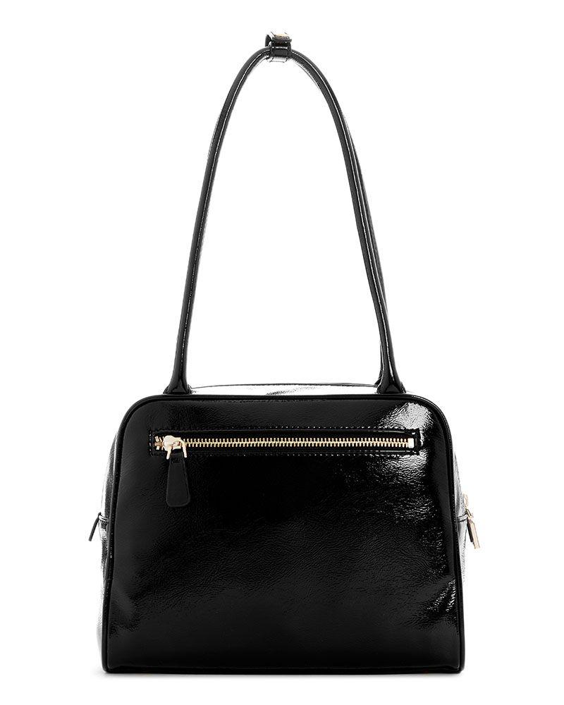 Cartera Guess Mujer Waldena Shoulder Satchel Negro-1