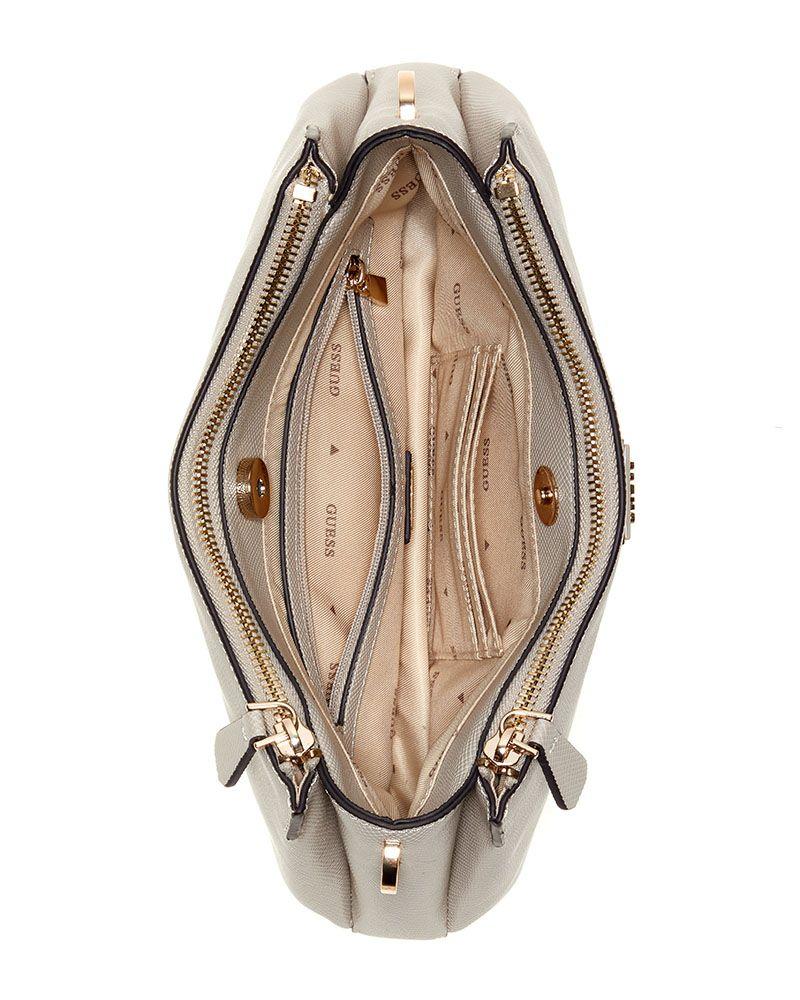 Cartera Guess Mujer Noelle Ii 3 Comp Shldr Xbody Gris-3