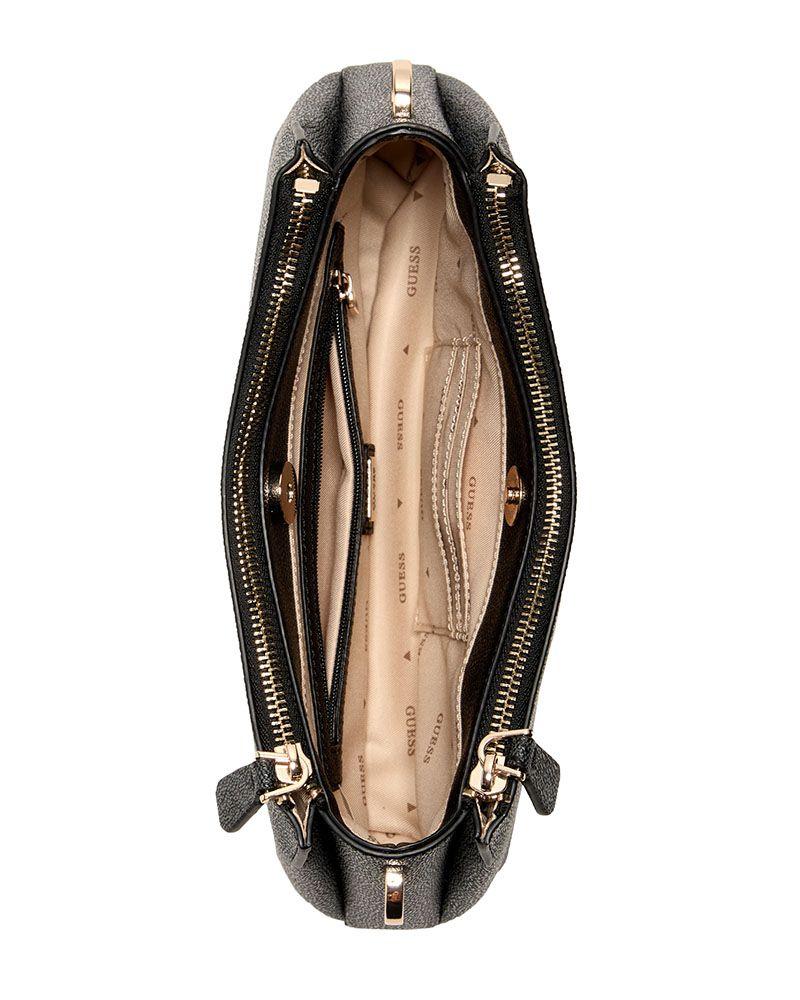 Cartera Guess Mujer Noelle Ii 3 Comp Shldr Xbody Gris Oscuro-2