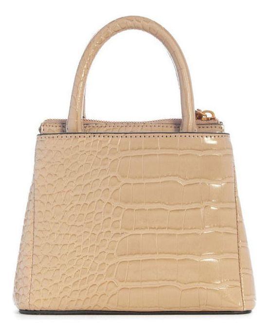 Mini Cartera Guess Mujer James Mini Satchel Crema-2