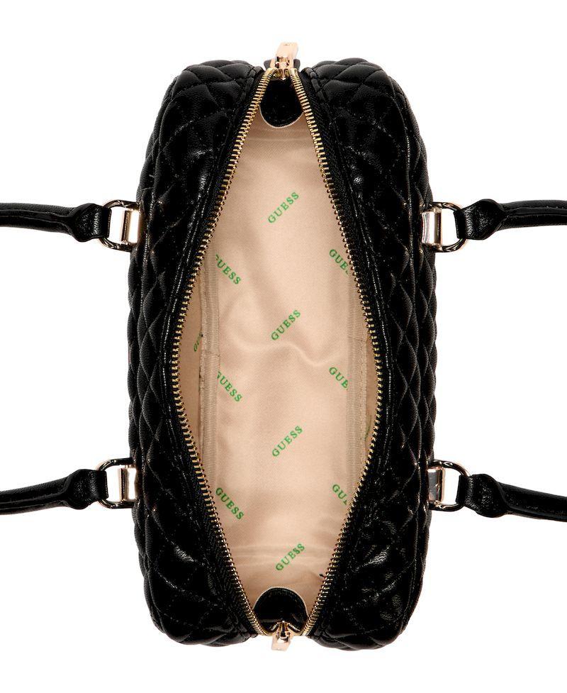 Cartera Guess Mujer Eco Rianee Satchel Negro-3