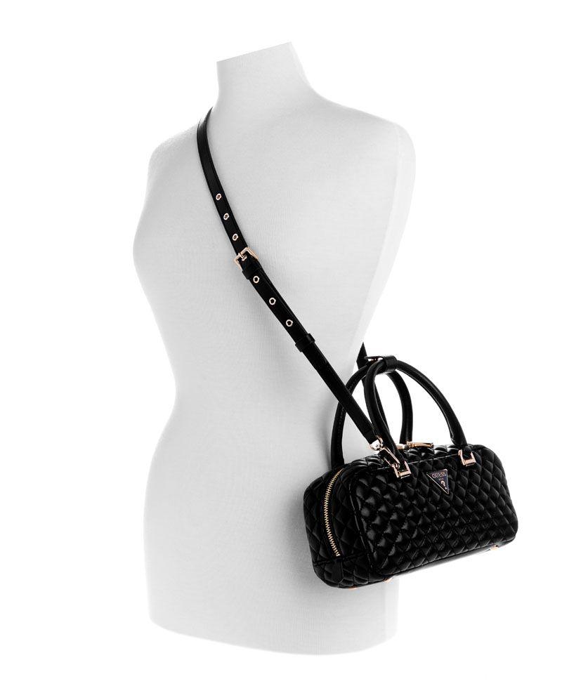 Cartera Guess Mujer Eco Rianee Satchel Negro-4