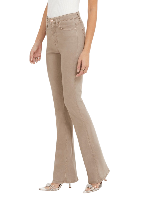 Jeans Guess Mujer Sexy Flare Beige-0