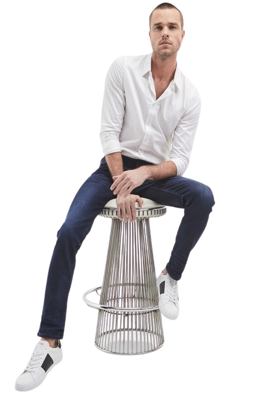 Jeans Guess Hombre Finnley Azul-0