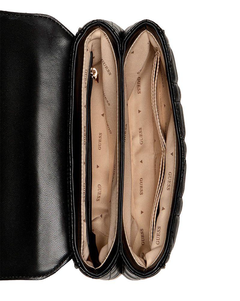 Cartera Guess Mujer Edita Convertible Xbody Flap Negro-3