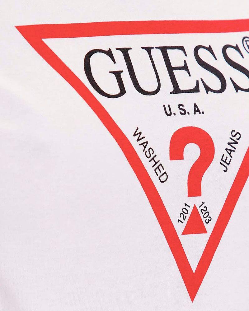 Polera Guess Mujer Ss Cn Original Tee Blanco-2
