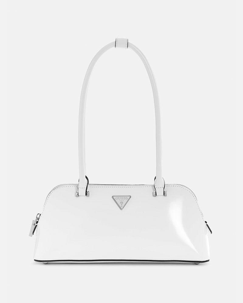 Cartera Guess Mujer Arnela Shoulder Satchel Blanco-0