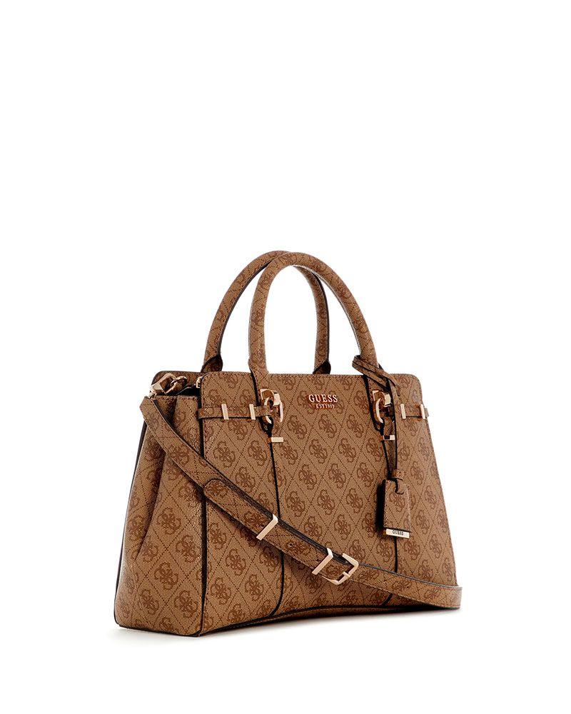 Cartera Leona Logo Multi Comp Satchel Negro-2