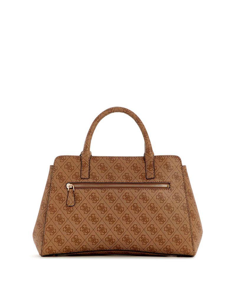 Cartera Leona Logo Multi Comp Satchel Negro-3