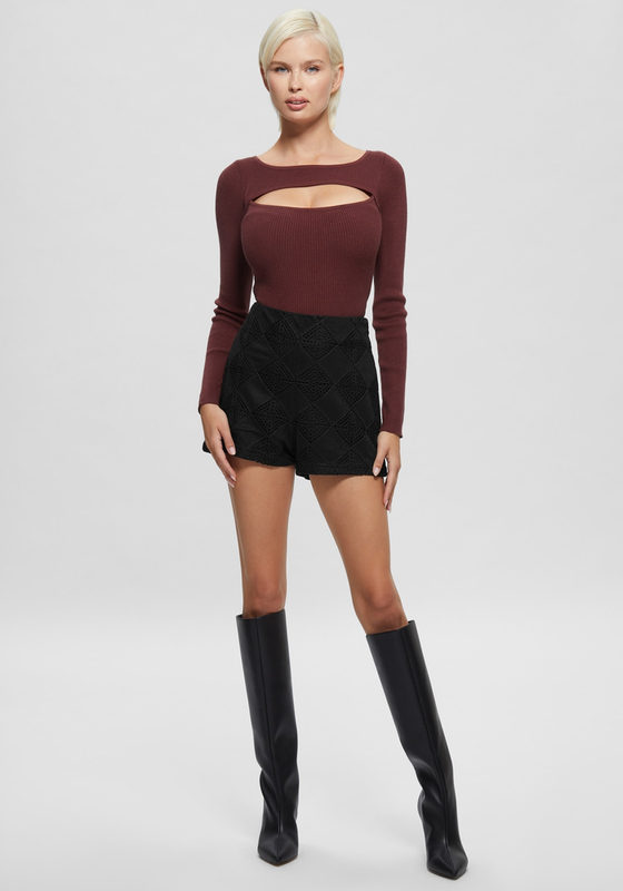 Short Guess Mujer Kimana Club Negro-1