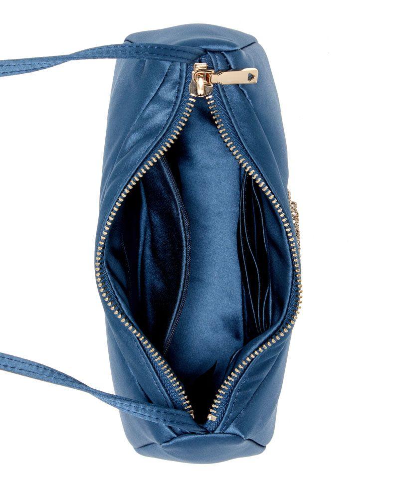 Mini Cartera Prue Mini Top Zip Shoulder Bag Azul-3