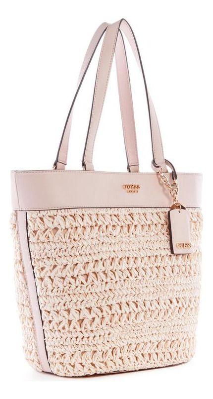 Cartera Guess Mujer Liguria Shopper Rosa-1